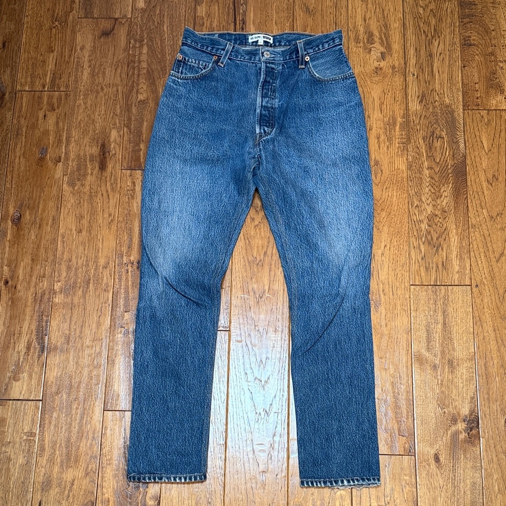 Re/Done Indigo Straight Jeans